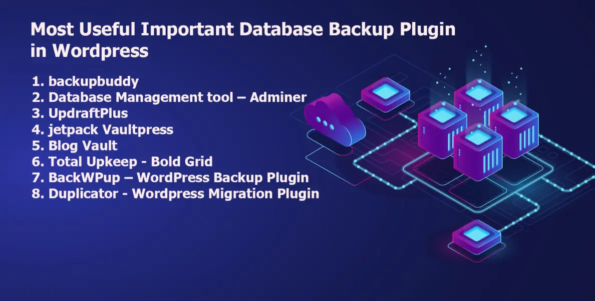 most useful important database backup plugin